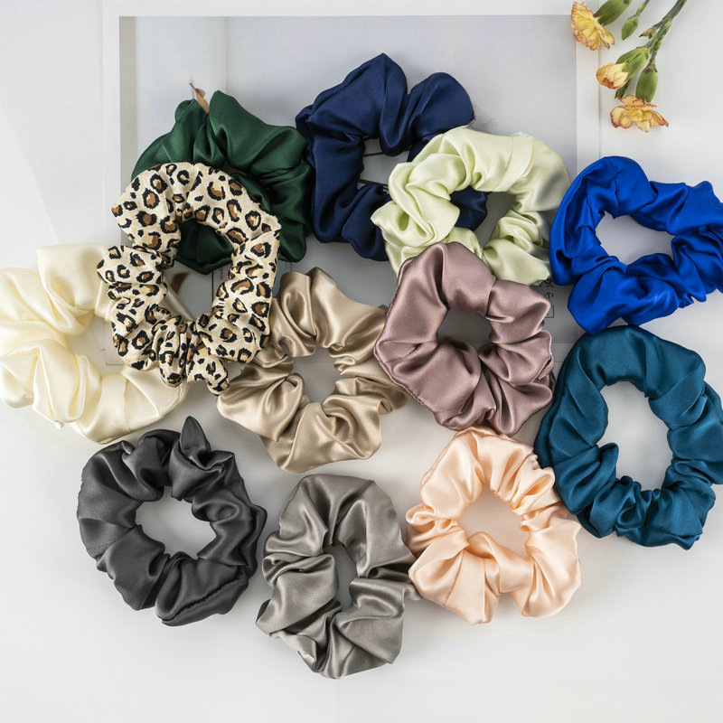 Silk fashionable silky hair rope