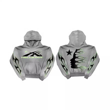 2024秋冬新款H@ellstar侧面女神图案印花连帽卫衣男女同款一件批