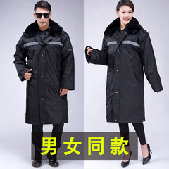 Winter thickened security coat, men's cotton-padded work clothes, cold-proof clothes, labor protection clothes, customized cotton-padded jackets, cotton coats, security clothes