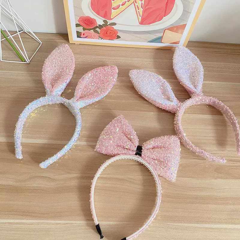 (Кросс-бордер торговля), ногтей sequins, ободок для головы в виде мультяшного лица, аксессуар для волос, новая коллекция