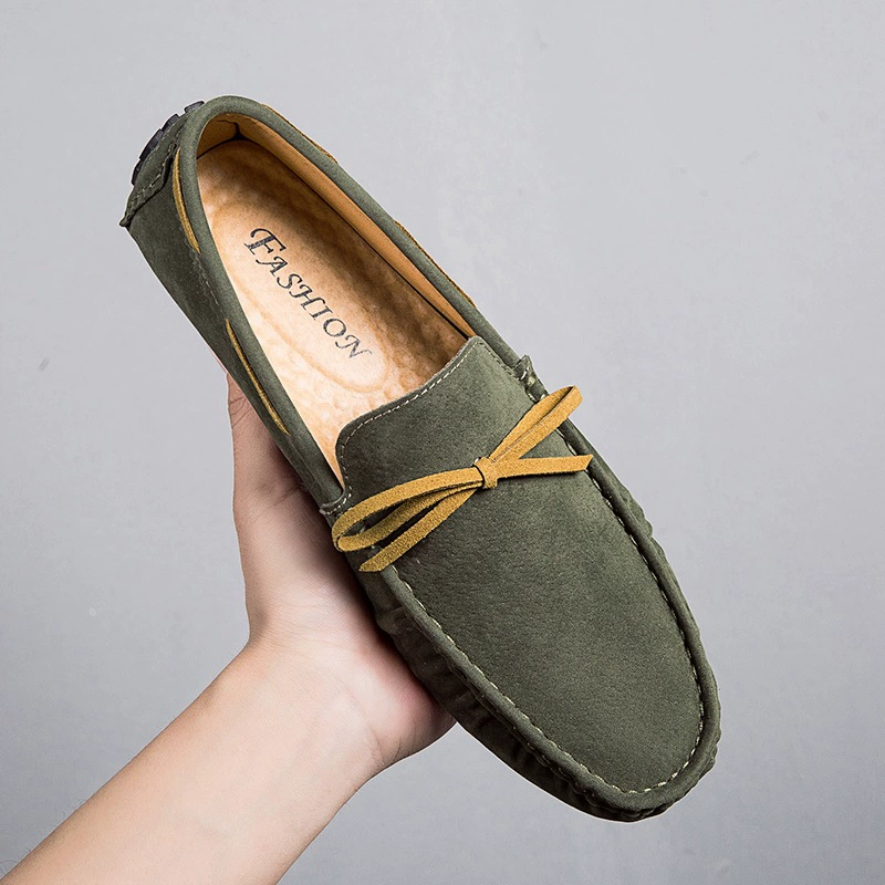 Мужские ботинки-слипоны 2024 года, малый размер, пара, с принтом, повседневные, большие размеры, для вождения