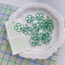 四叶草回形针高颜值夹子配件M5手账本挂件贴纸便签装订ins风diy