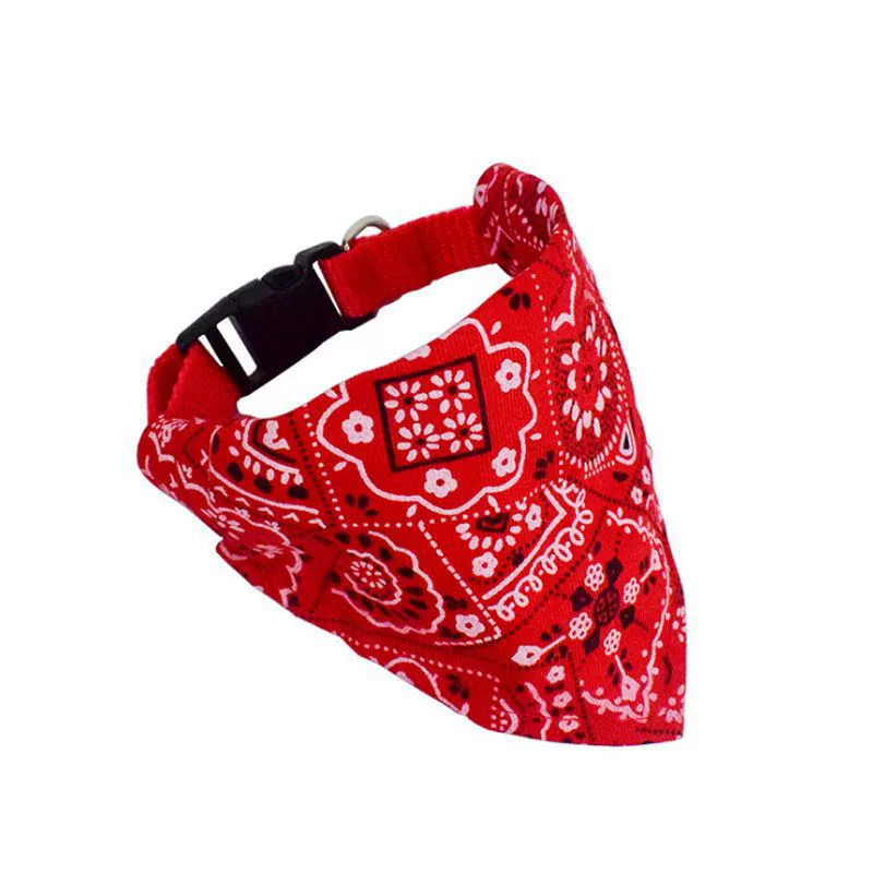 Полотенце для слюны для больших собак, милый лабрадор-золотистый ретривер, регулируемый треугольник для собак среднего размера