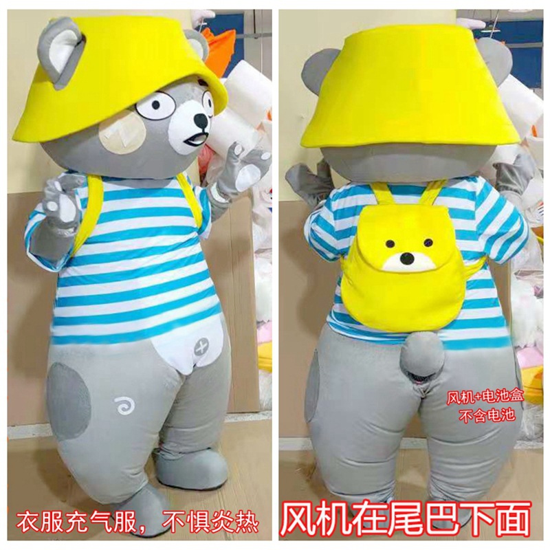 Evil and happy bear