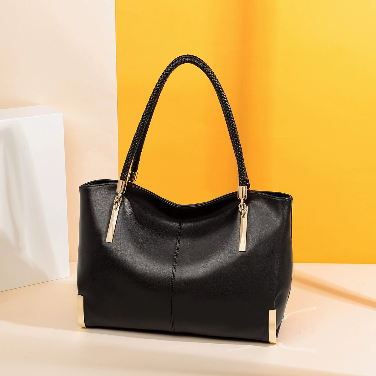 Двухэтажная сумка из коровьей кожи женская 2024 легкая роскошная и взрывная Тотельная сумка большой емкости