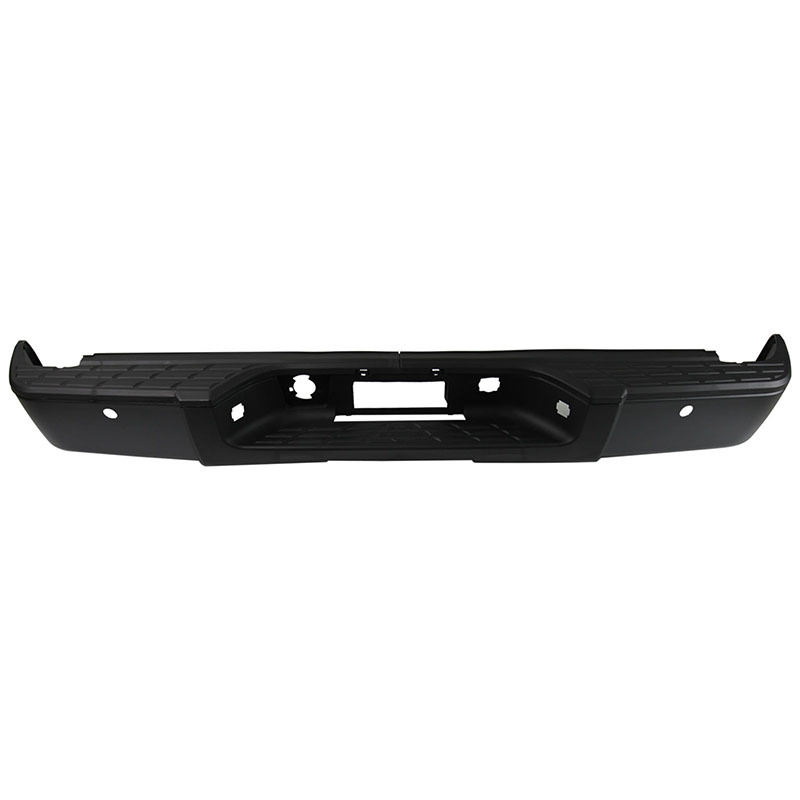 Aplicable a Chevrolet 08-13 Silverado parachoques traseros Solode original negro con agujeros de radar