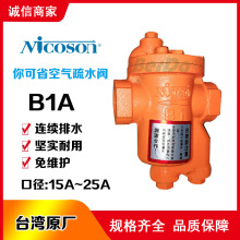 台湾你可省NICOSON空气疏水阀B1A排液阀B1A疏水器 排放去水阀门