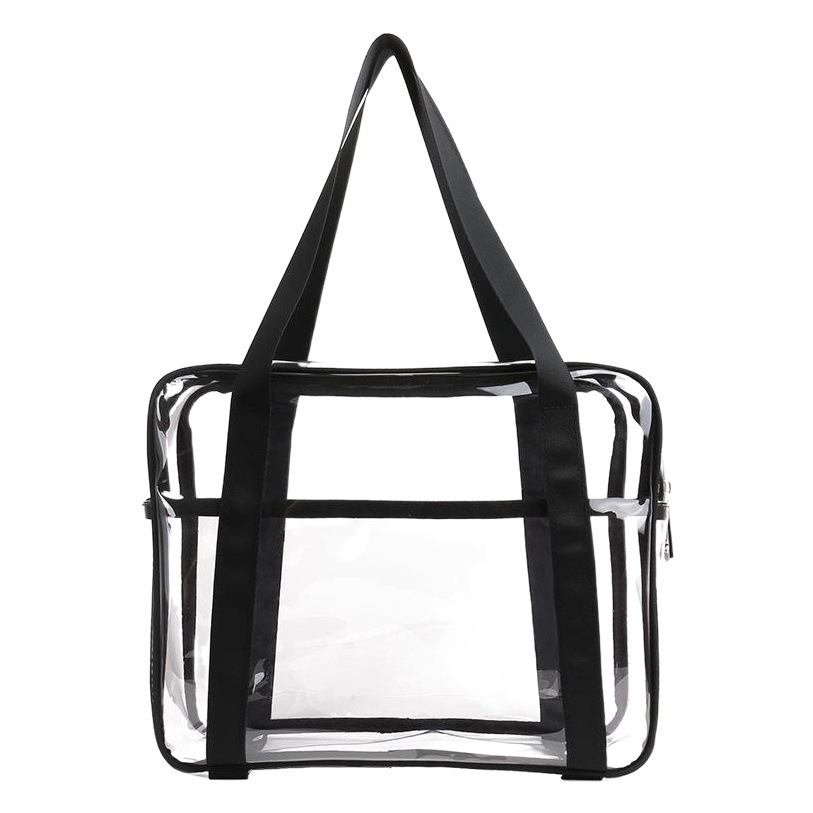 Bolso de PVC transparente de gran capacidad para hombres y mujeres bolsa de tocador portátil multifuncional bolsa de cosméticos en stock