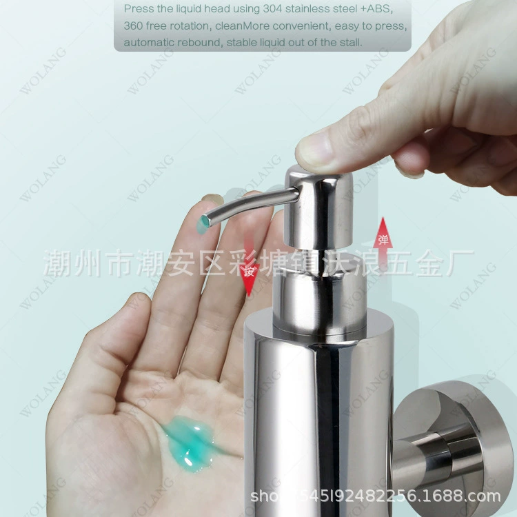 Wall soap stainless steel, hand sanitizer, shower gel