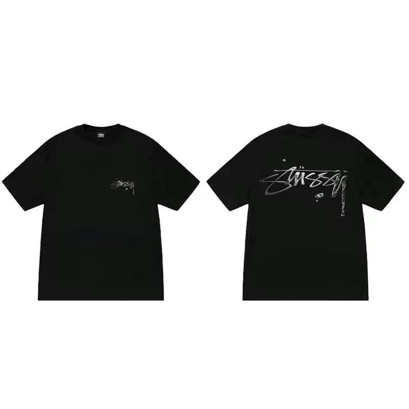 STU 25SS 新品 STU 高品質純綿 男女同型半袖Tシャツ トレンドブランド服|undefined