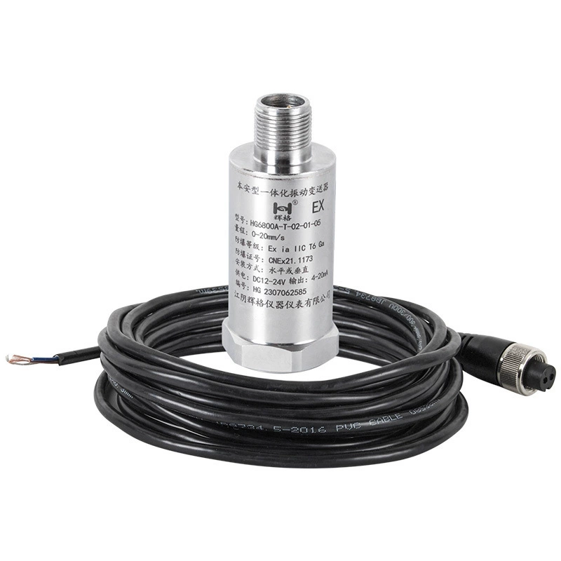 辉格 HG6800A intrinsically safe integrated vibration transmitter intrinsically safe explosion-proof certified source factory water pump fan