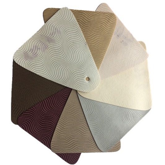 耐刮蜡感汽车脚垫皮革卷材料 汽车脚垫材料PVC