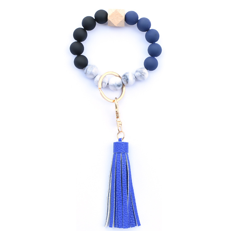 Simple Style Tie Dye Wood Tassel Unisex Bracelets 1 Piece display picture 15