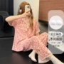 夏季外穿新款格子家居服