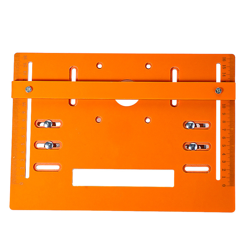 placa inferior de máquina de corte de base especial para carpintería, placa inferior de máquina de corte de artefactos de sierra portátil sin perforación doméstica