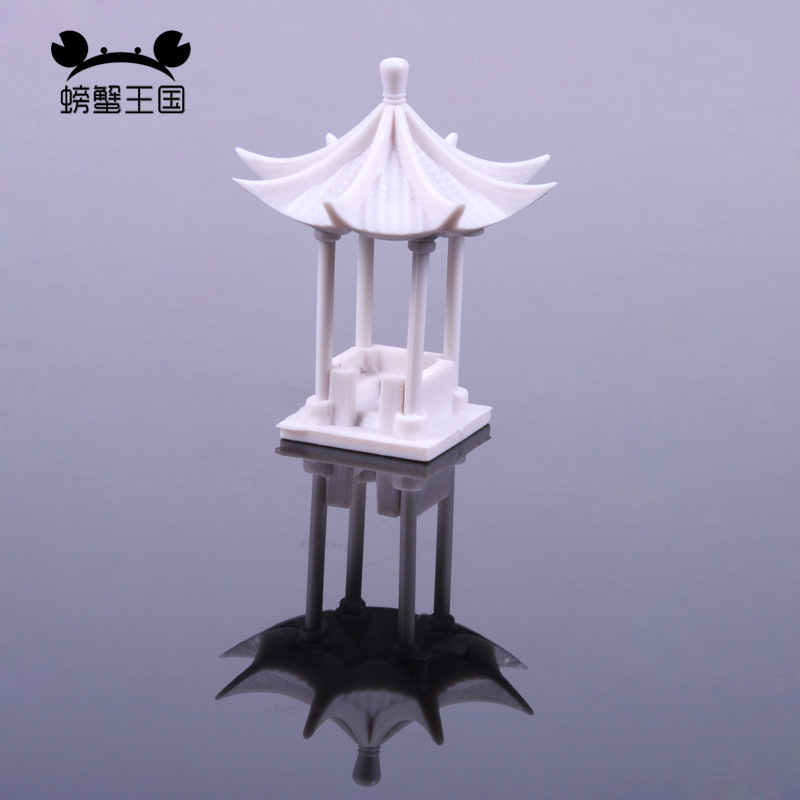 DIY modelo arena Mesa material Parque Fondo montaje pabellón hexagonal pabellón