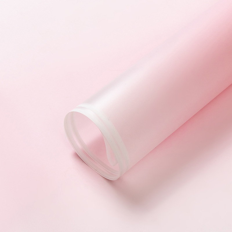 Papel de Envolver Rosa Estilo Coreano Plástico BOPP Impermeable para Ramo de Flores