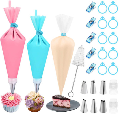 Amazon Selling Piping 76 Baking Set pieces DIY Cake Decorating Decorating mouth TPU Flower mounting bag tie
