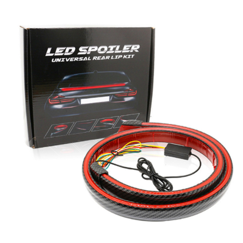 130cm lámpara LED de cola de automóvil transformada luz fluente de carreras multimodo DC12V lámpara de cola