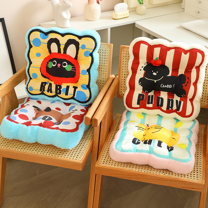 Cojín multifuncional de dibujos animados cojín de hielo de verano de estudiantes de oficina respaldo de cintura en stock al por mayor una agencia