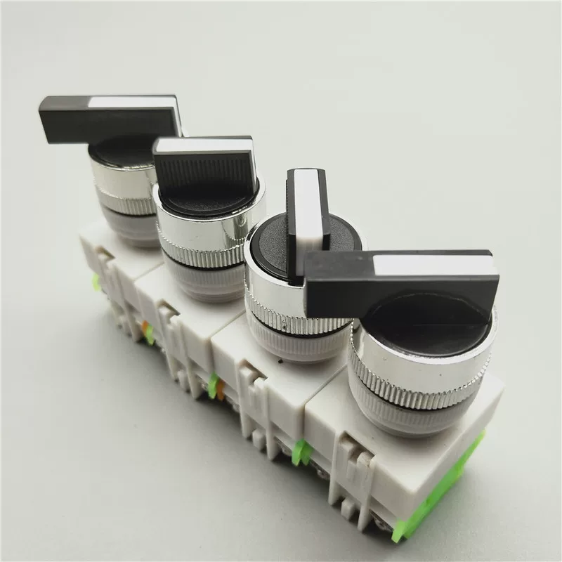 LAY37-11X2 second gear 20X3 third gear selection rotary button switch two gears self-locking reset 22MM