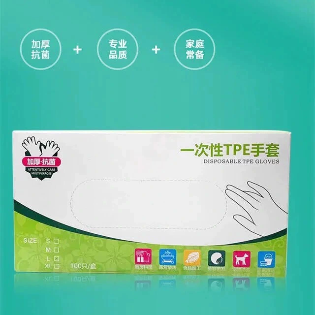 Plastic disposable transparent gloves, wholesale