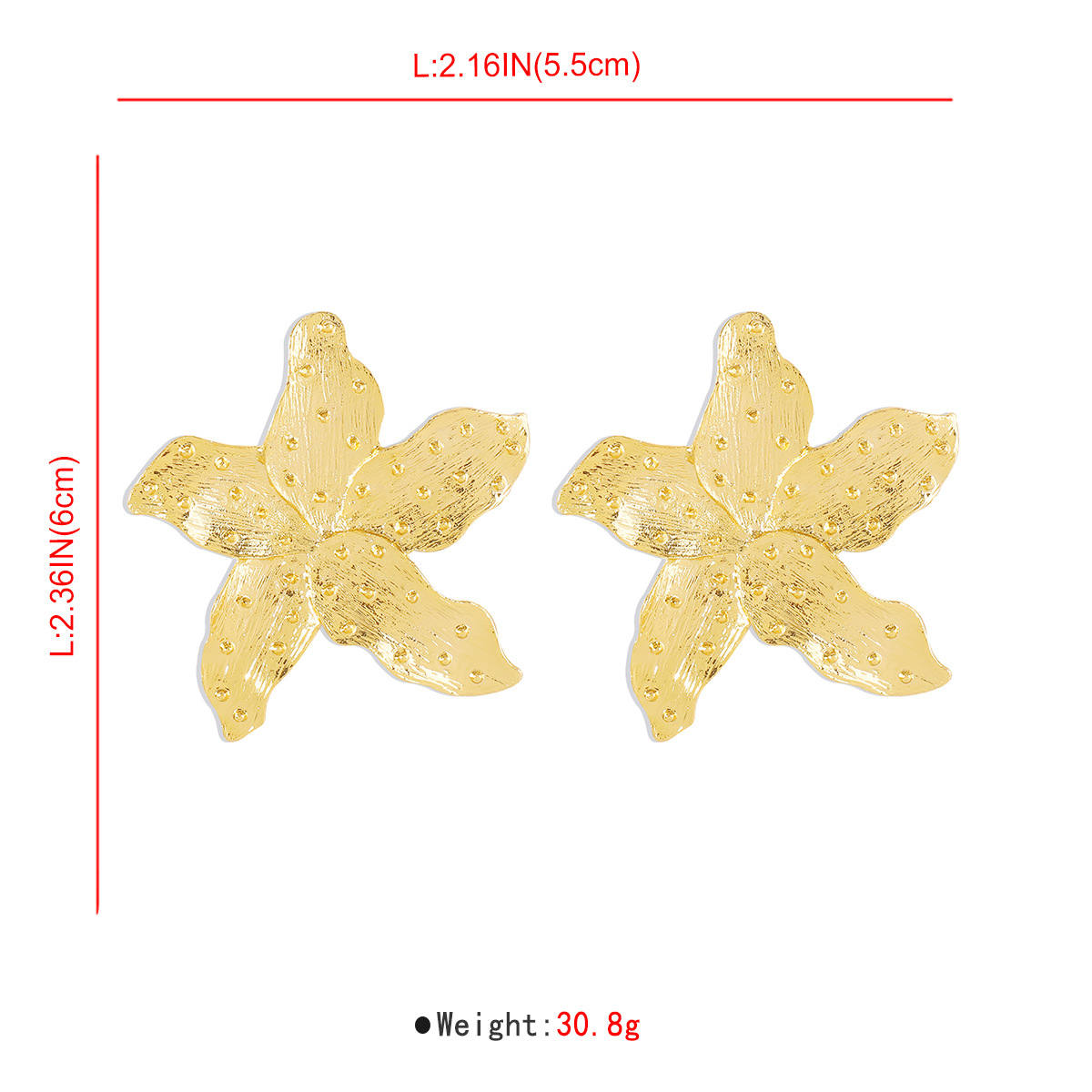 42g Weight 0.03µm Gold Plating Thickness Electroplated Gold Plating Process 201 Stainless Steel Ear Needle Material Golden Plated Plating Material Ear Studs Classification 1 Pair Quantity Holiday, Daily Occasion Alloy Material Geometric Pattern Women's Gender IG Style, Casual, Exaggerated Style Plating Craft 1 Pair IG Style Casual Exaggerated Geometric Alloy Ear Studs 59