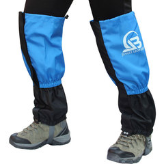 Outdoor Sports Climbing Snow Boots Long Tube Waterproof Warm Thickening 210 Anti-tear Checkered Cloth Velcro Design 