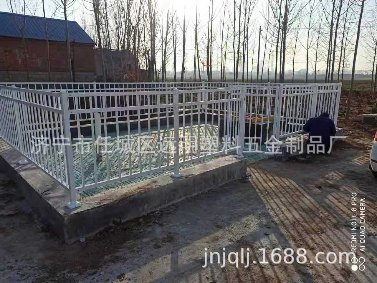 农村污水池护栏 集污池专用护栏济宁厂家现货护栏污水池护栏现货