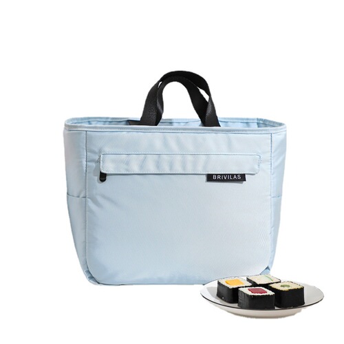 Waterproof Oxford cloth large insulated lunch box bag thickened handbag student lunch bag work lunch bag aluminum foil