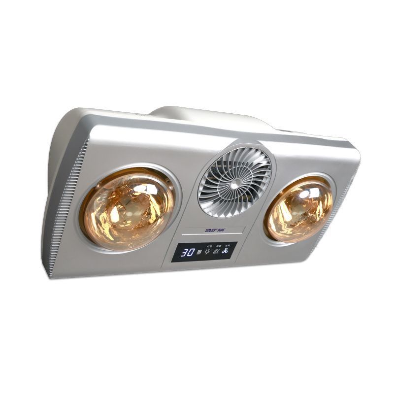 新款壁挂式灯暖风暖浴霸卫生间浴室免打孔挂墙取暖器防水防爆跨境