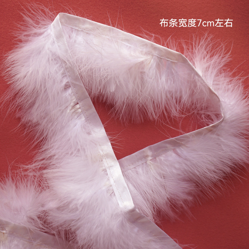 SKU-46-西瓜红 白色血管绒布边 1米.jpg