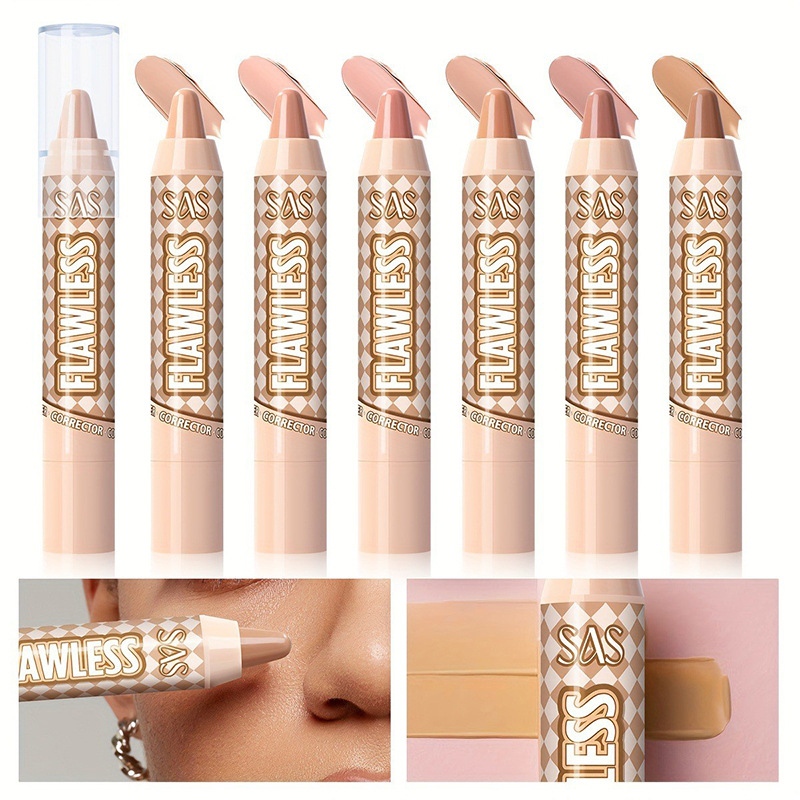 USHAS Europa y los Estados Unidos transfronterizos spot pen concelable multicolor impermeable antiperspirante líquido de concelable duradero SAC029A + B