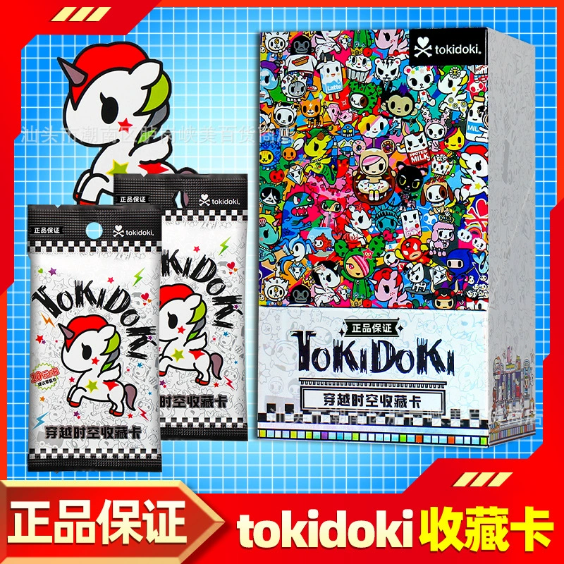 Новая коллекционная карточная серия club tokidoki путешествует сквозь время и пространство коллекционные карты единороги Таочи Дуочи маленькая карточка слепая коробка карточка