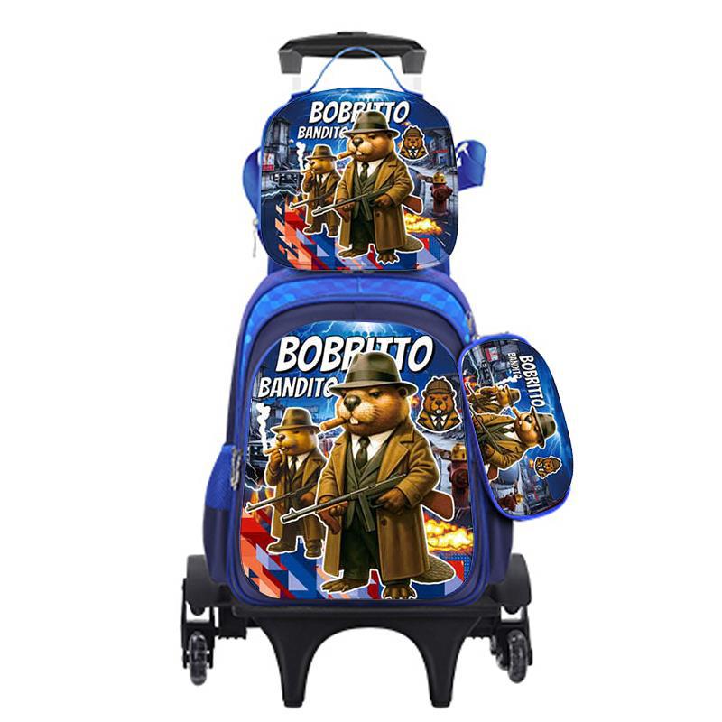 Fábrica directa transfronteriza nueva serie de montaña y mar de dibujos animados de tres piezas paquete de bolsas de 2 / 6 rodadas