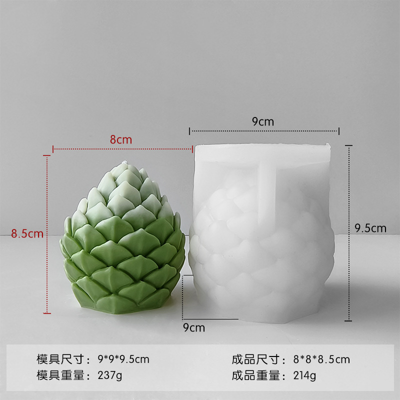 Jiahui Mei Pinus molde de goma de bananas molde de silicona de piedra J - 1064