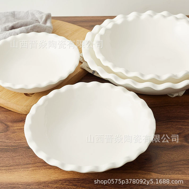 [Cuenco cerámico grueso para uso diario, olla para cocer pescado, olla grande para hotel, cerámica de Shanxi Huairen]