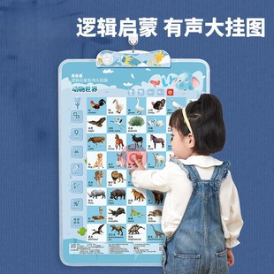 Pinyin Alphabet Wall Stickers for Young Kidsren, Baby Audio Early Education Wall Chart Artifact Enlightenment [Xinjiang and Xizang Special Chain]