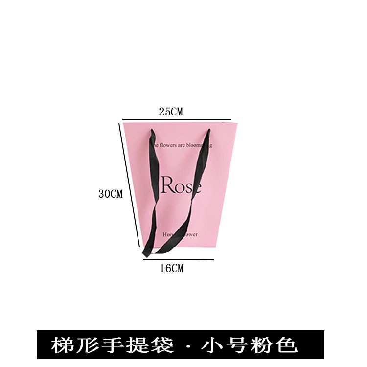 Pintura al óleo jardín estampado bolsas de mano bolsas de embalaje de flores flores floristas materiales de embalaje de flores bolsas de regalo
