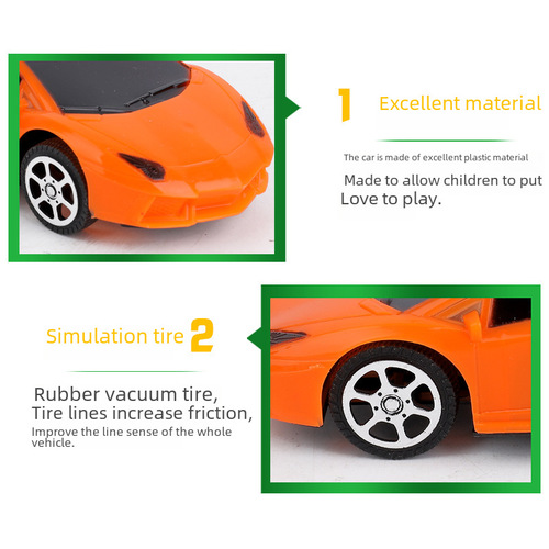 Two-Way Wireless Remote Control Car 1:24 Scale Race Car Model Electric Remote Control Car Children's Gift Toy Cross-Border Supply