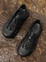 Haitu Croc Shoes Мужские летние полые дышащие легкие спортивные сандалии на мягкой подошве Уличная нескользящая износостойкая пляжная обувь