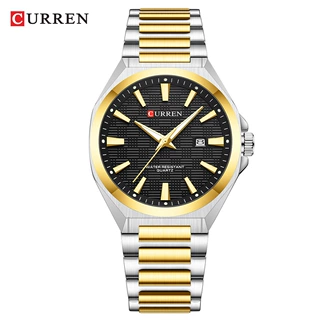 CURREN/卡瑞恩8494简约大表盘男士手表 日历防水石英腕表外贸手表