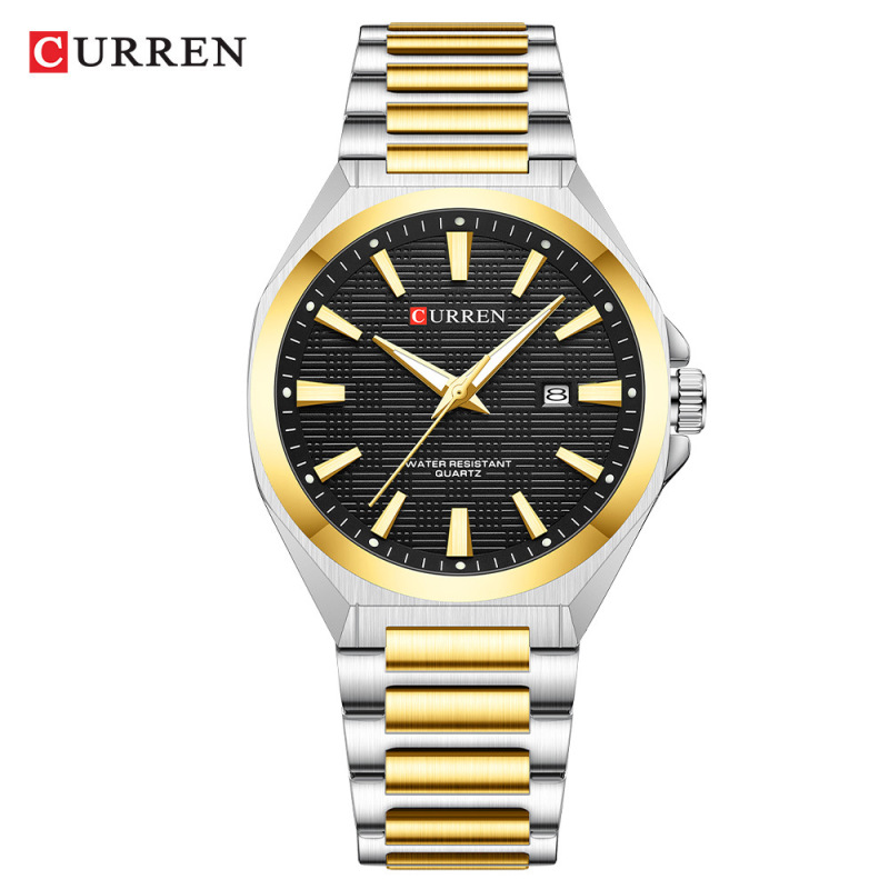 Curren/Carrien 8494 Simple Large Dial Men's Watch Calendar Waterproof Quartz Watch Export Watch Curren/Carrien 8494 Simple Large Dial Men's Watch Calendar Waterproof Quartz Watch Export Watch
