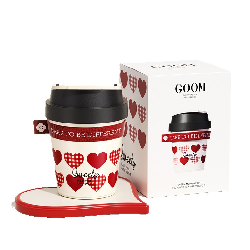 GOOM咖啡保温杯男女高颜值随手水杯2025新款小巧便携车载杯子礼物|undefined