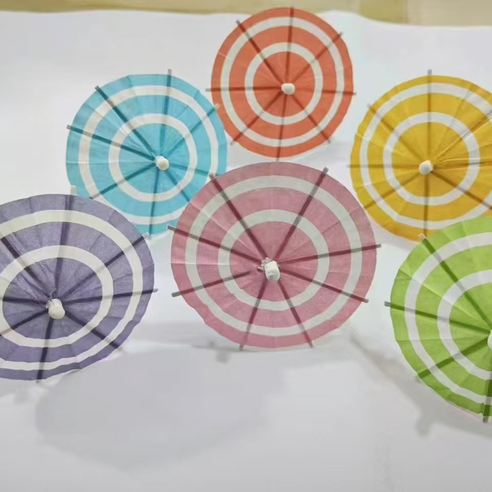 一次性鸡尾酒签圣诞水果签创意小伞签汉堡蛋糕插签婚礼果盘摆饰