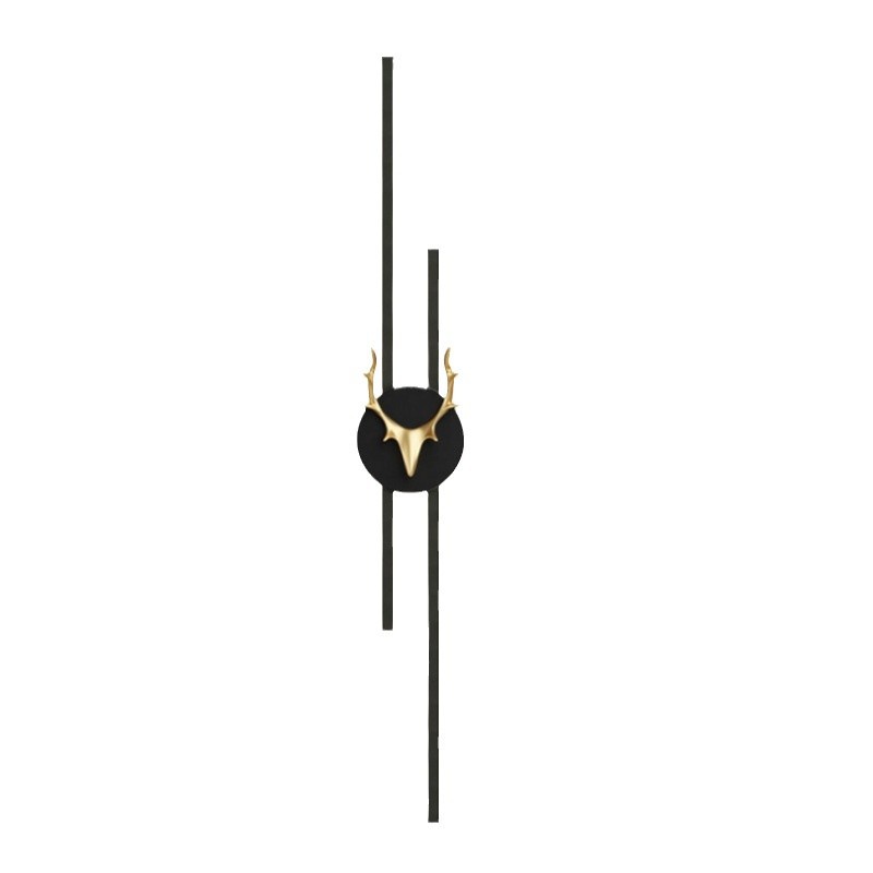 lámpara de pared de banda larga minimalista parrilla de sala de estar TV lineal lámpara de pared de fondo dormitorio simple cabezal de cama lámpara de pared de hotel