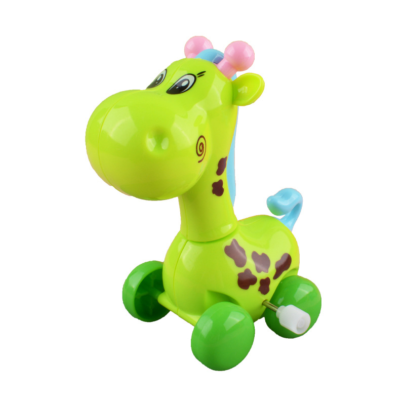 Cadena de primavera jirafa juguete los niños dibujos animados lindo pequeño modelo animal regalo del bebé puesto mercado nocturno al por mayor