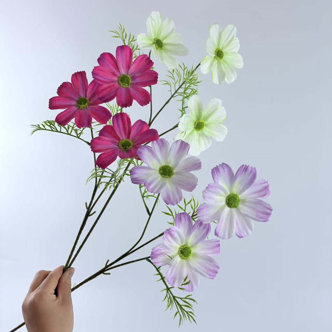 Impresión 3D de hueso de tiro de morera flor flor de imitación fresca pequeña sala de bodas diseño de arco de guía material floral image 4