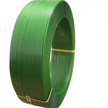 打包带塑钢带1608包装带绿色塑钢PET自动扣加厚手工编织带