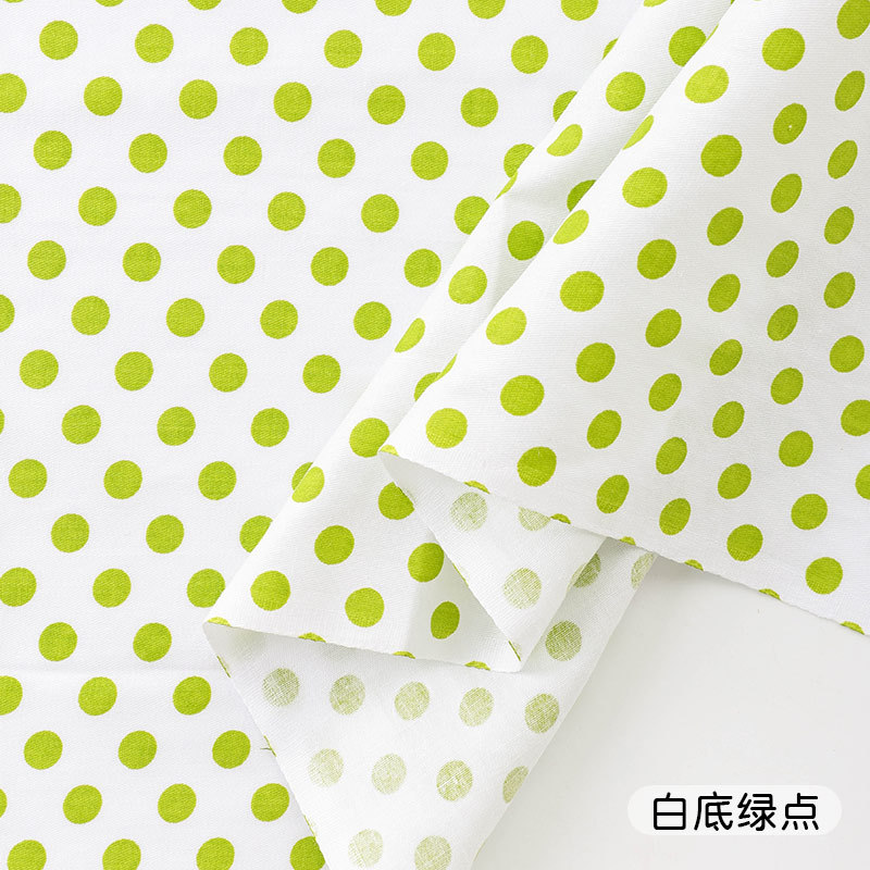 Tejido de algodón, punto de agua, punto de onda, impresión de tela de algodón, camisa, falda, ropa de cama, tela DIY